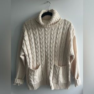 Primark cream knitwear lounge set.
